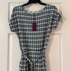 Lascana Green and White Patterned Dress